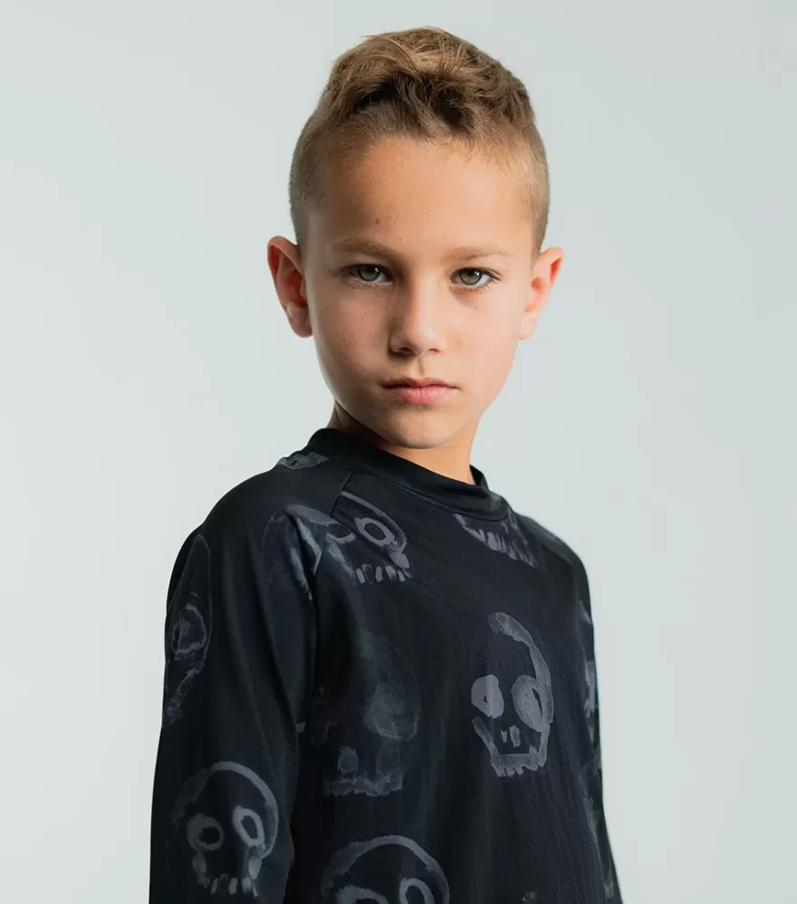 Faded Skulls Rashguard<NUNUNU Discount