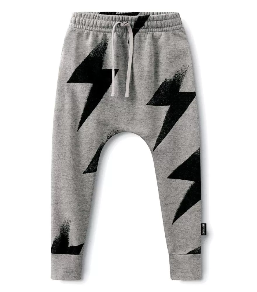 French Terry Bolt Baggy Pants<NUNUNU Hot