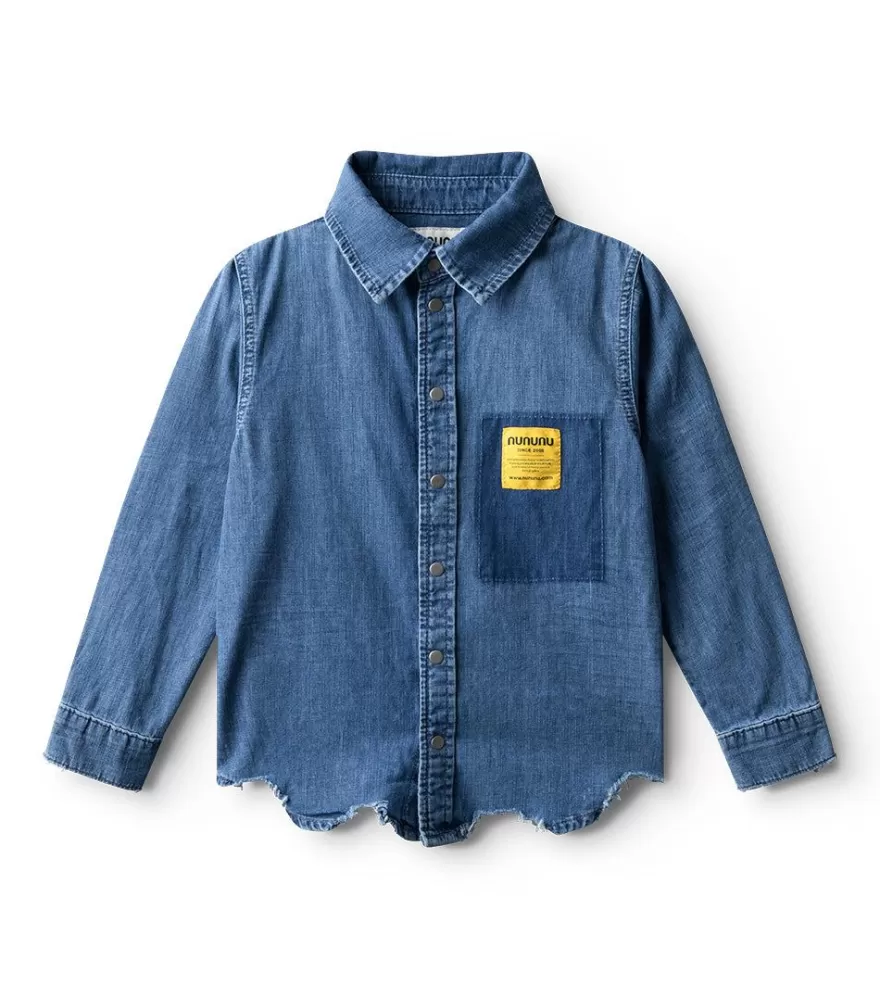 Light Denim Shirt<NUNUNU Clearance