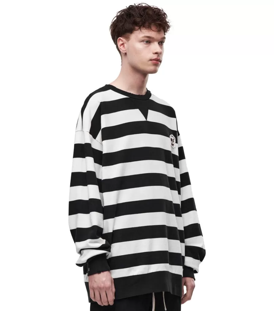 Men'S Oversized Skull Sweatshirt<NUNUNU Flash Sale