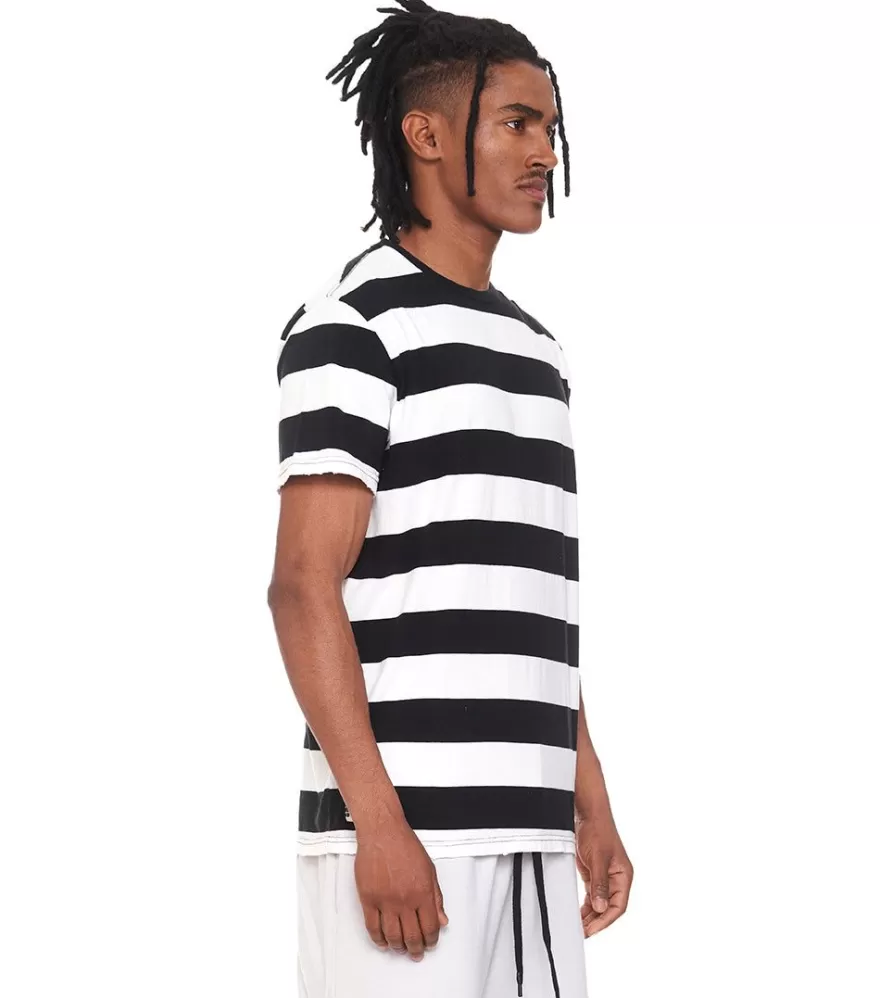 Men'S Striped T-Shirt<NUNUNU Clearance