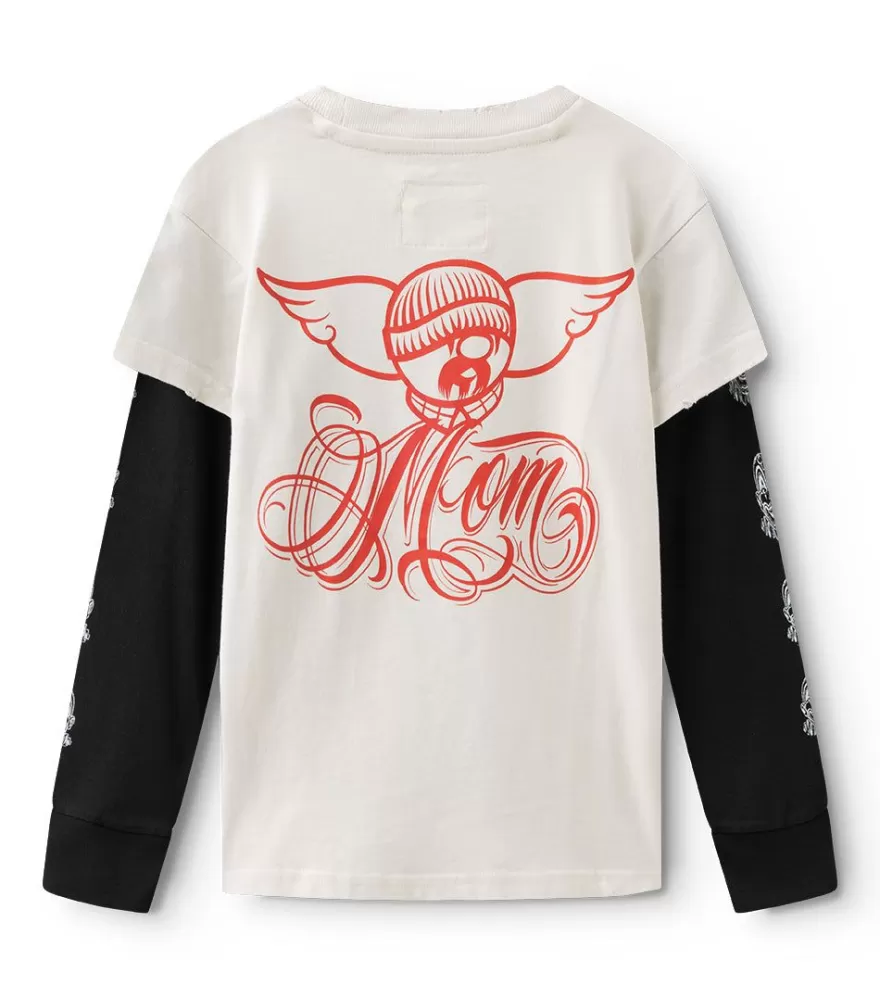 Mom Twofer Shirt<NUNUNU Outlet