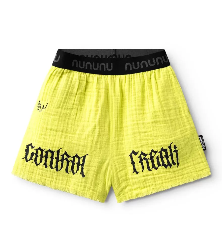 Muslin Beach Shorts<NUNUNU Sale