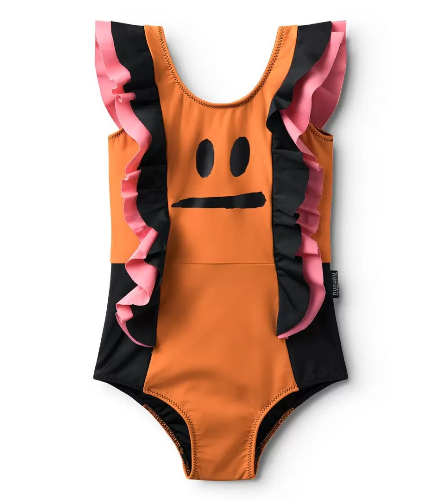 Ruffled Smirk Swimsuit<NUNUNU Shop