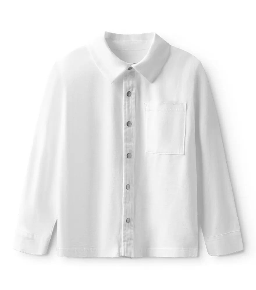 Snap Soft Shirt<NUNUNU Fashion