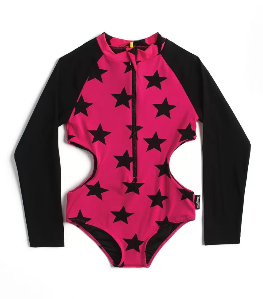 Star Cut-Out Swimsuit<NUNUNU Shop