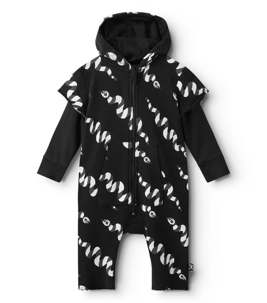 Stripey Snakes Hooded Overall<NUNUNU Cheap