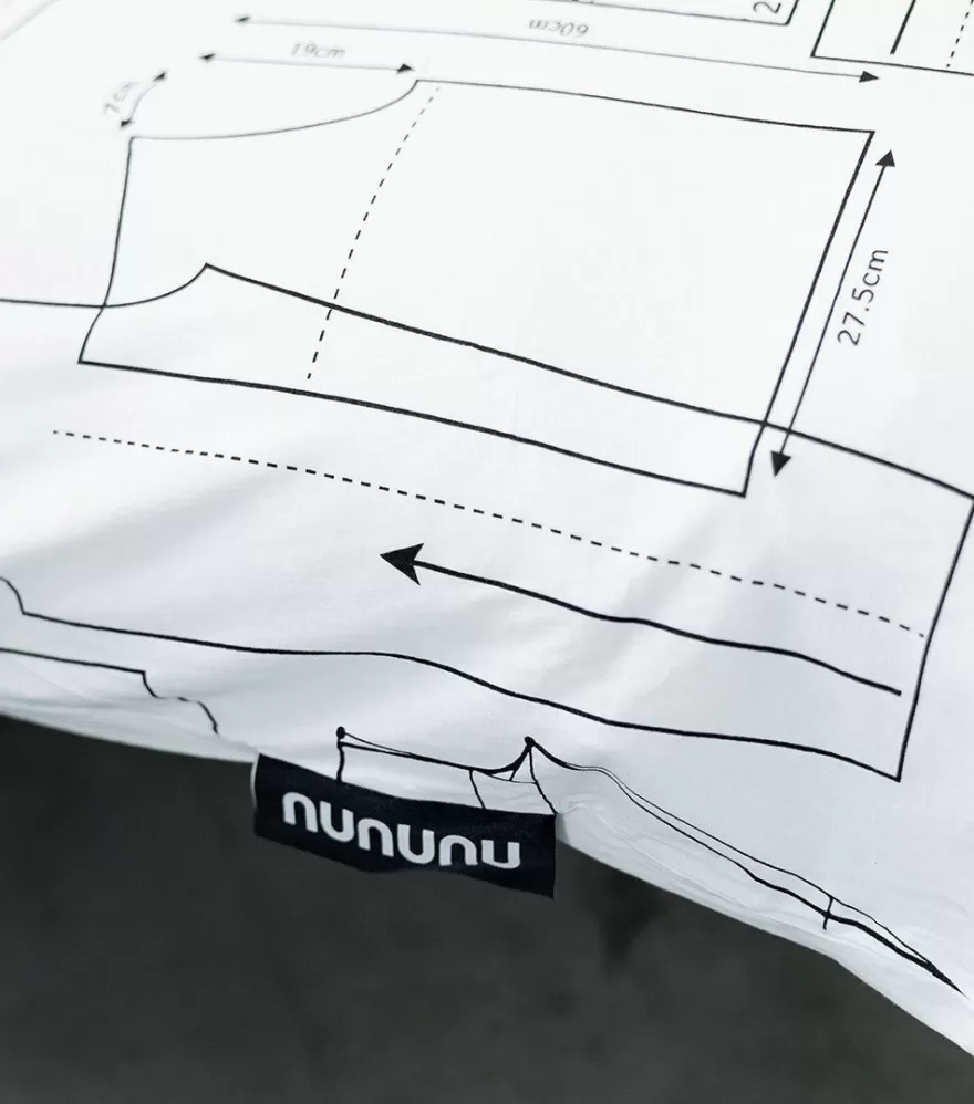 Super Soft Sewing Pattern Bedding Set<NUNUNU Discount
