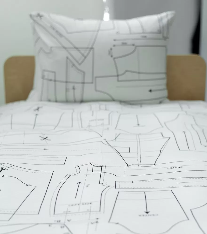 Super Soft Sewing Pattern Bedding Set<NUNUNU Discount