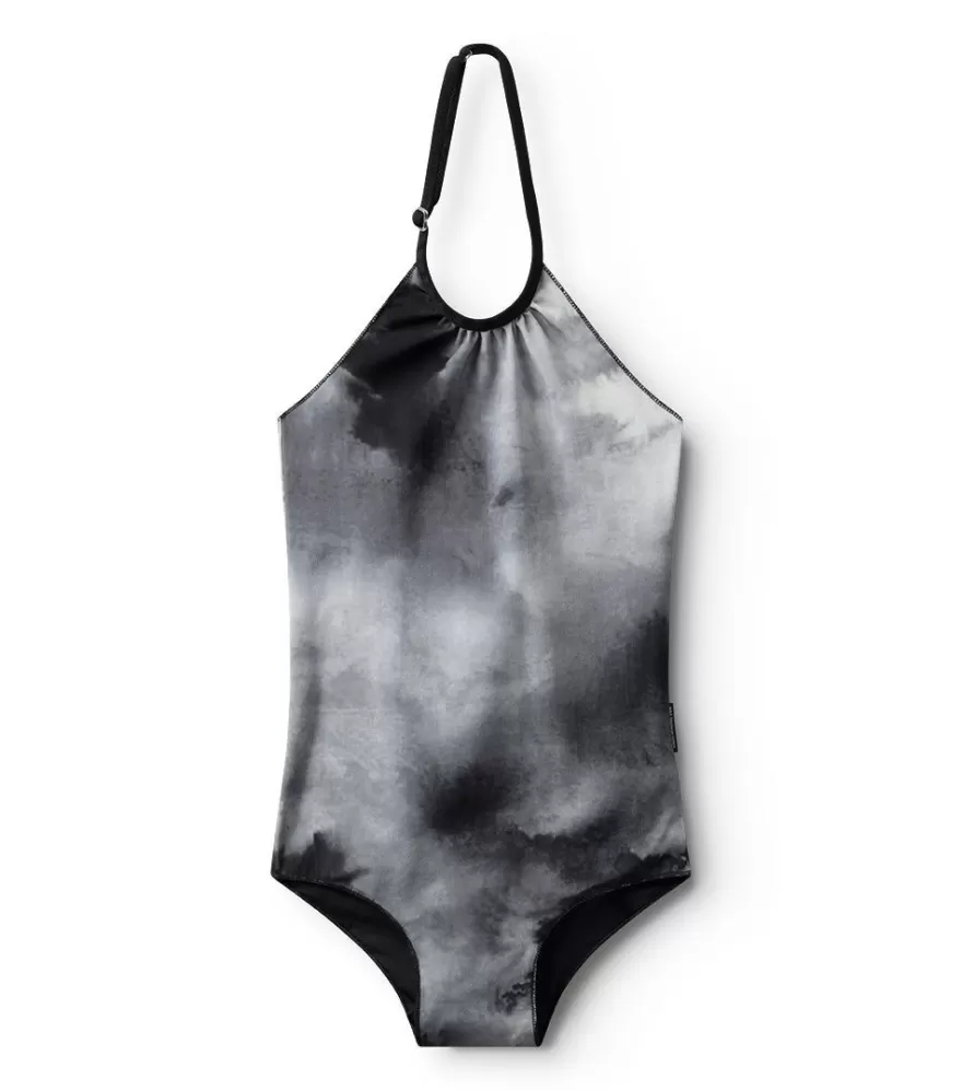 Tie Dye Collar Swimsuit<NUNUNU Hot