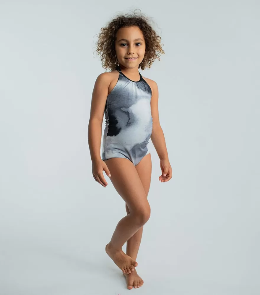Tie Dye Collar Swimsuit<NUNUNU Hot