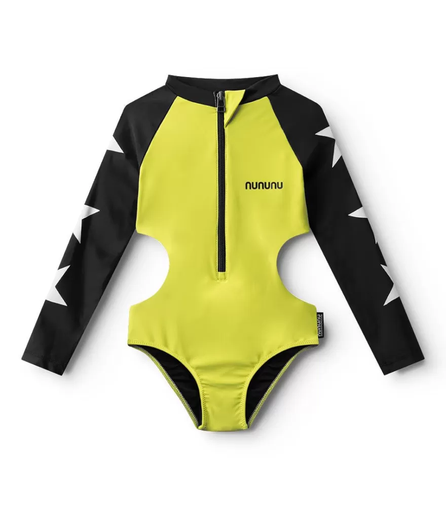 Triple Star Cut Out Swimsuit<NUNUNU Cheap