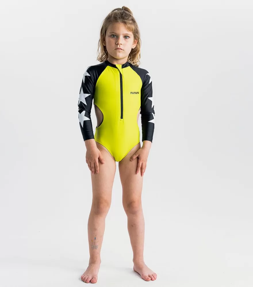 Triple Star Cut Out Swimsuit<NUNUNU Cheap