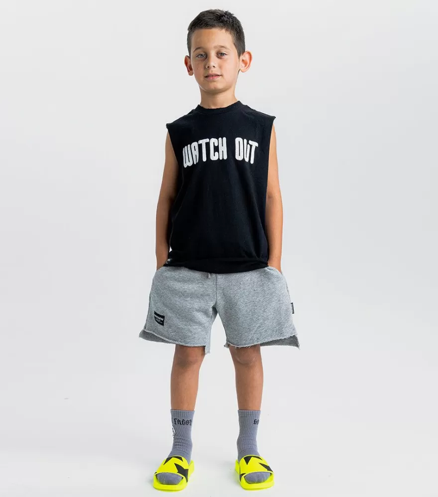 Unbalanced Sweatshorts<NUNUNU Sale