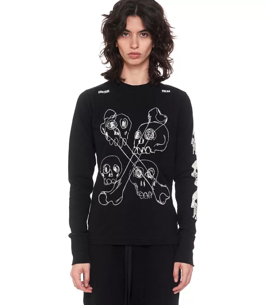 Women'S Multi Skull Shirt<NUNUNU Sale