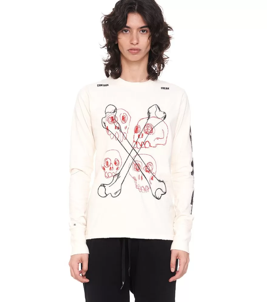 Women'S Multi Skull Shirt<NUNUNU Shop