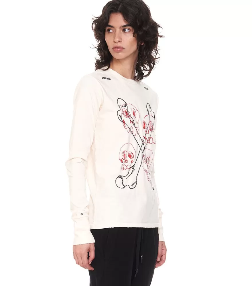 Women'S Multi Skull Shirt<NUNUNU Shop