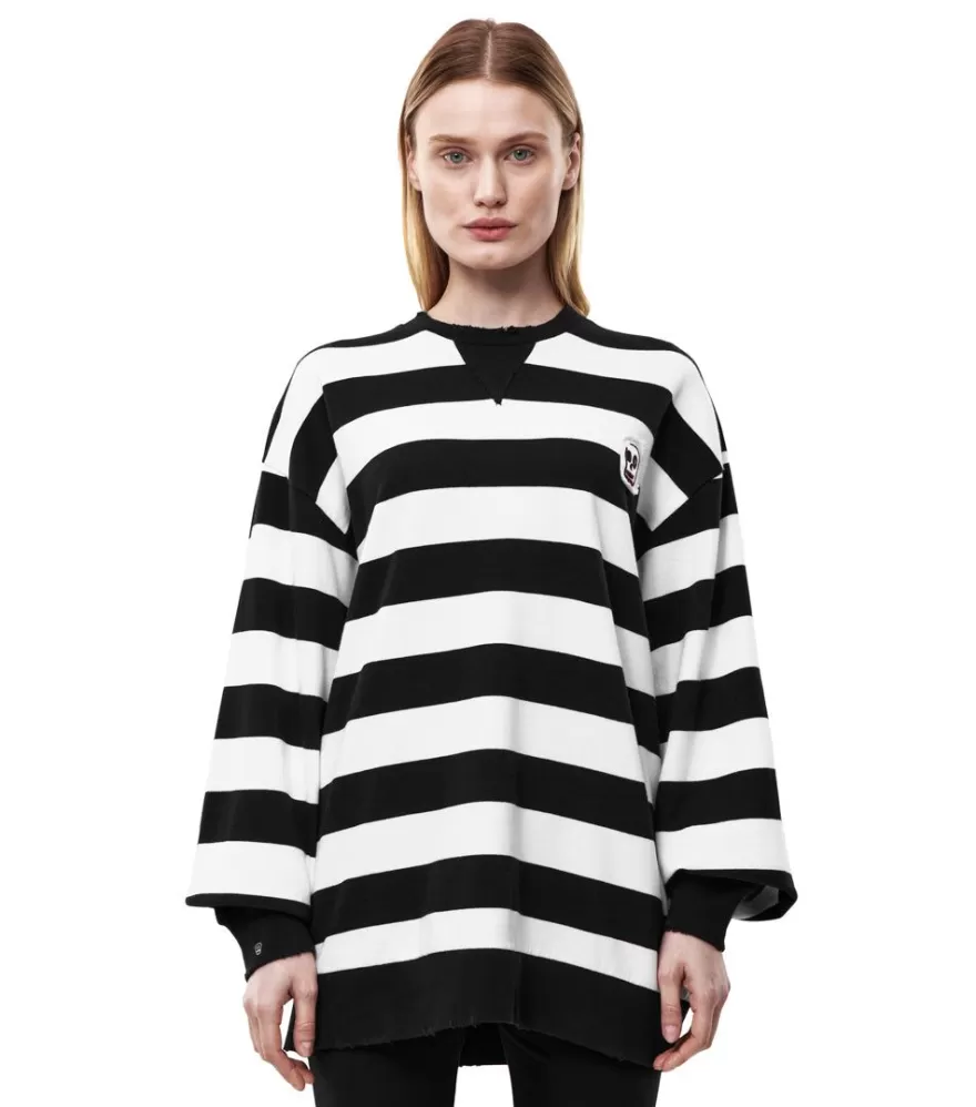 Women'S Oversized Skull Sweatshirt<NUNUNU Store