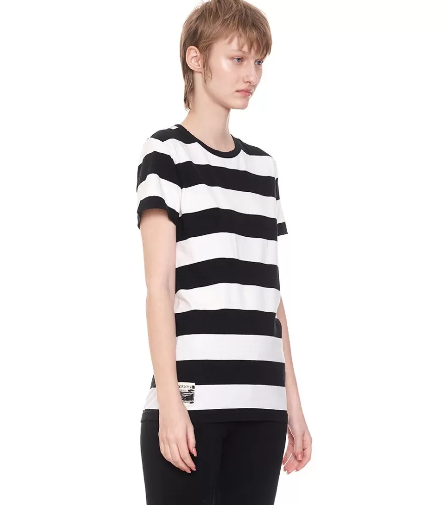 Women'S Striped T-Shirt<NUNUNU Flash Sale